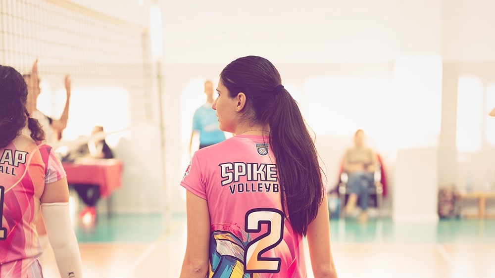 Fază spectaculoasă în setul decisiv al meciului